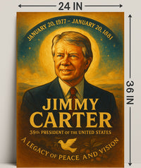 Jimmy Carter 39th President Poster PosterGoat