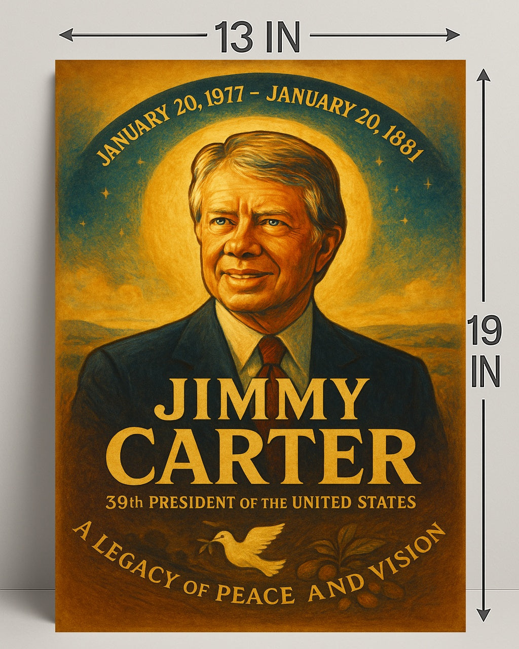 Jimmy Carter 39th President Poster PosterGoat