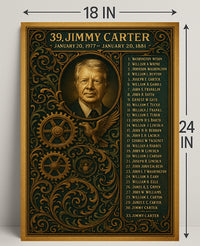 Jimmy Carter 39th President Poster PosterGoat
