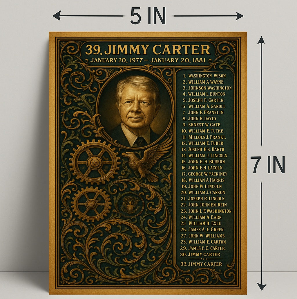 Jimmy Carter 39th President Poster PosterGoat