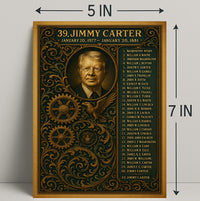 Jimmy Carter 39th President Poster PosterGoat