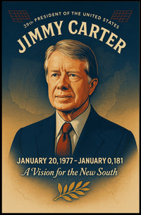 Jimmy Carter 39th President Poster PosterGoat
