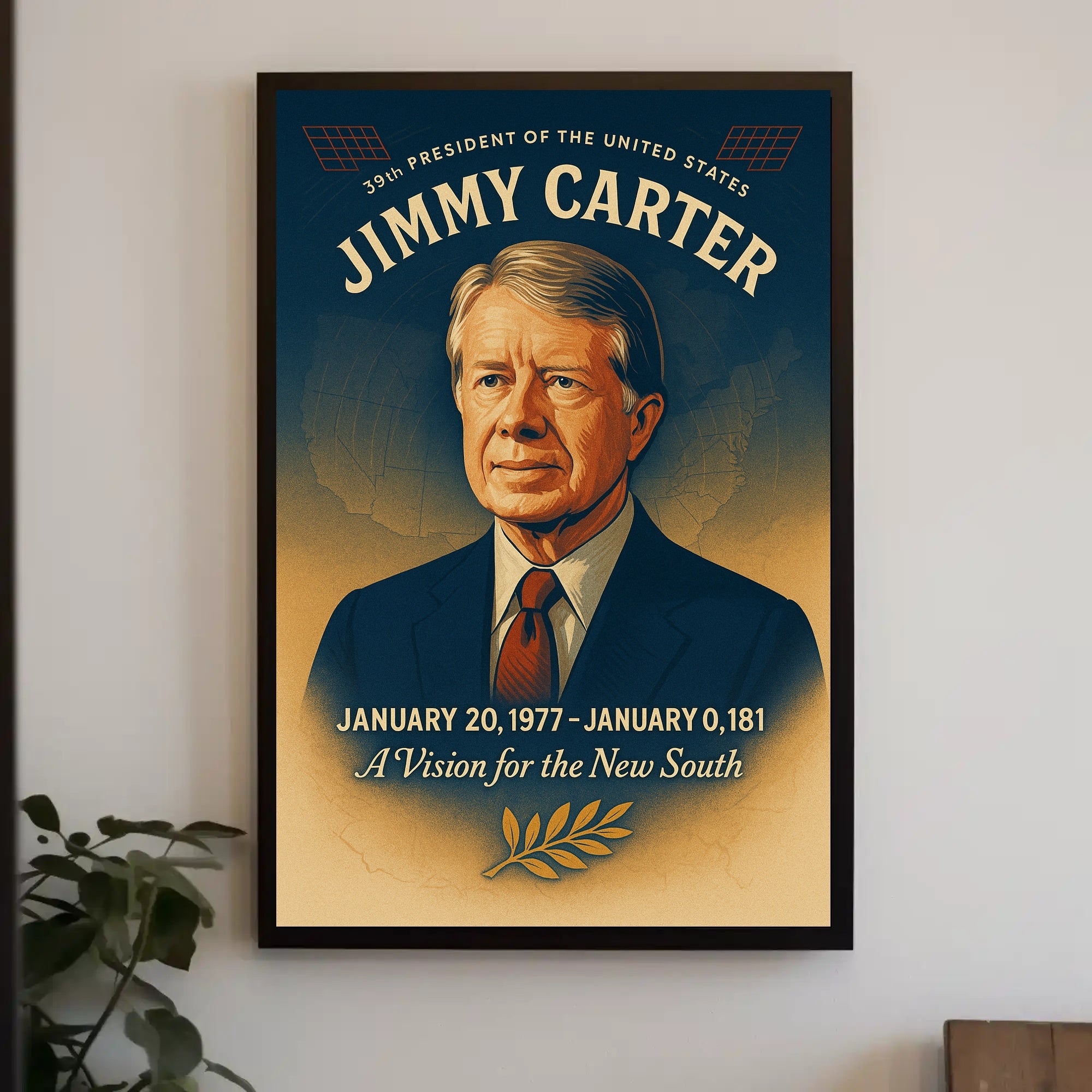 Jimmy Carter 39th President Poster PosterGoat