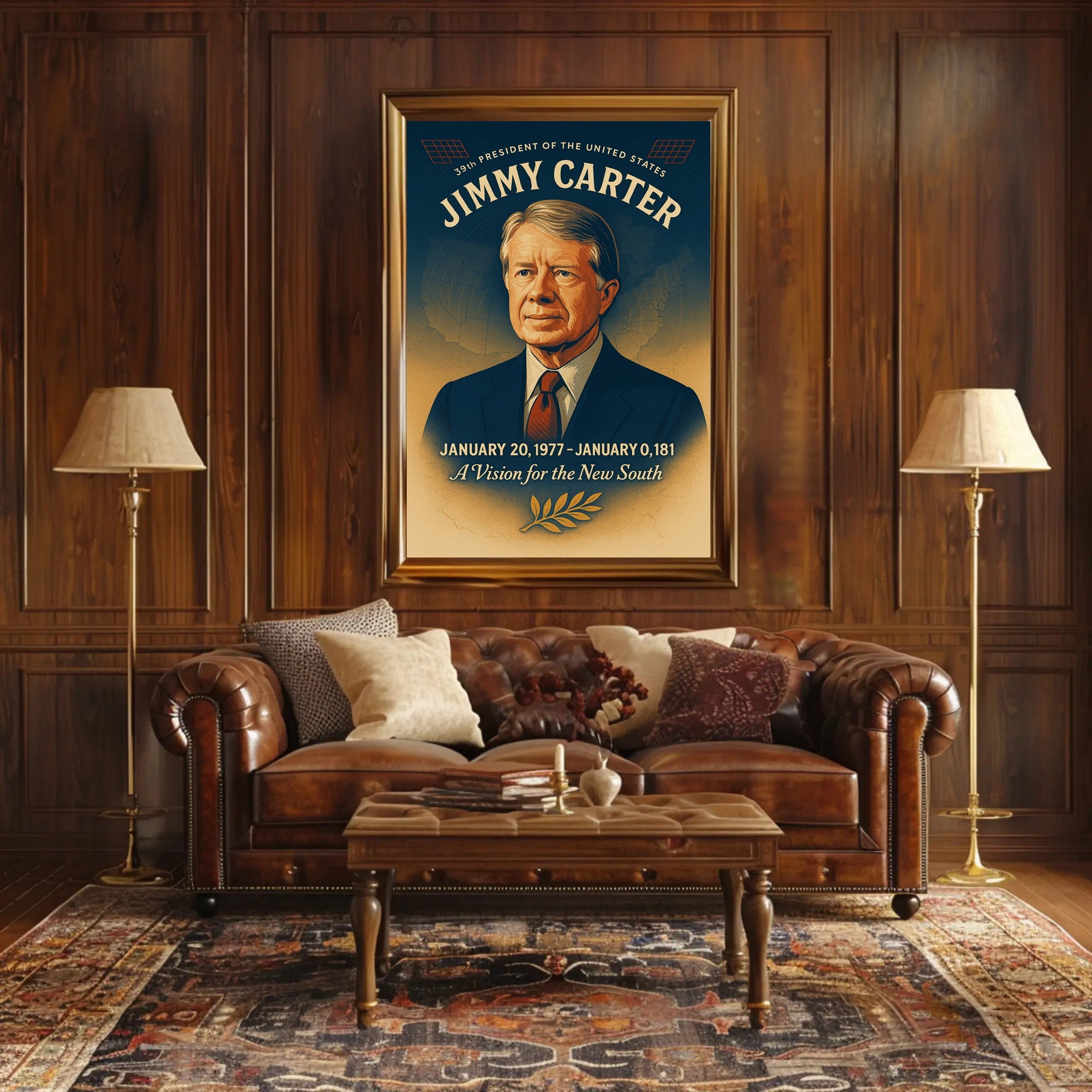 Jimmy Carter 39th President Poster PosterGoat