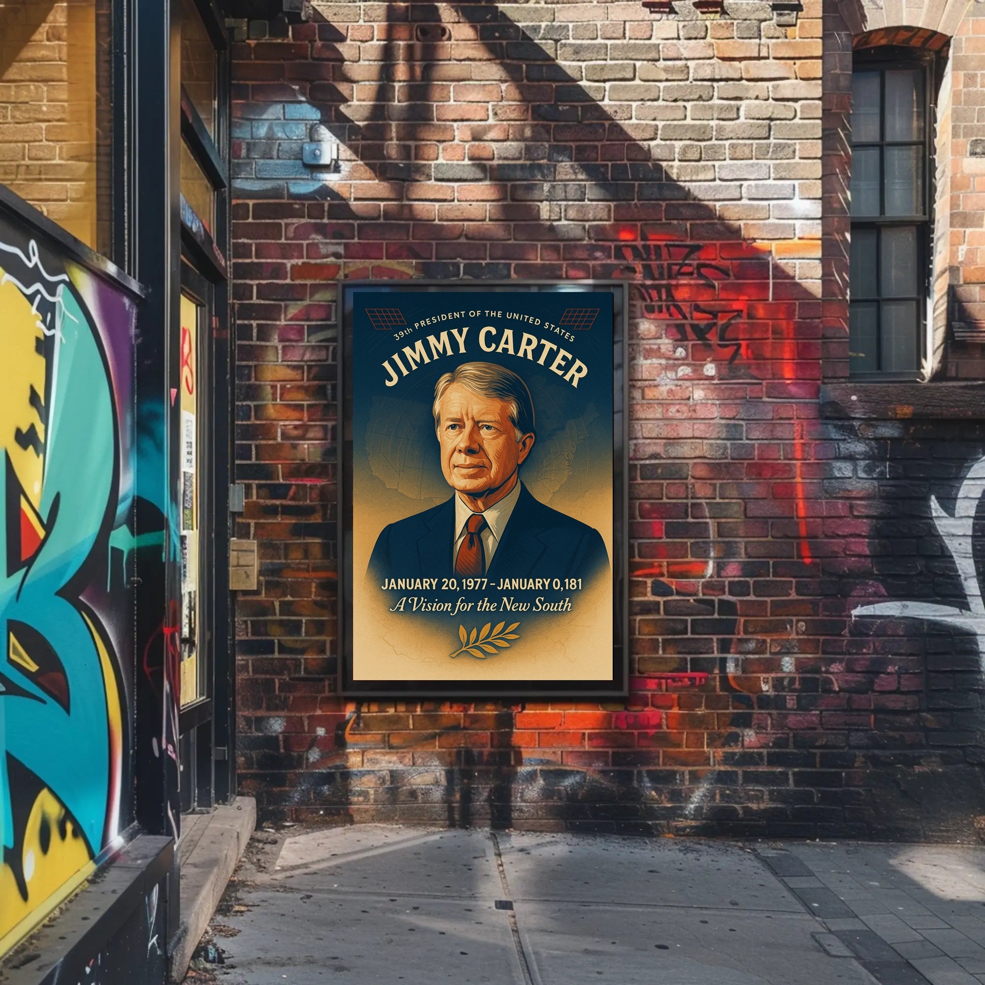 Jimmy Carter 39th President Poster PosterGoat
