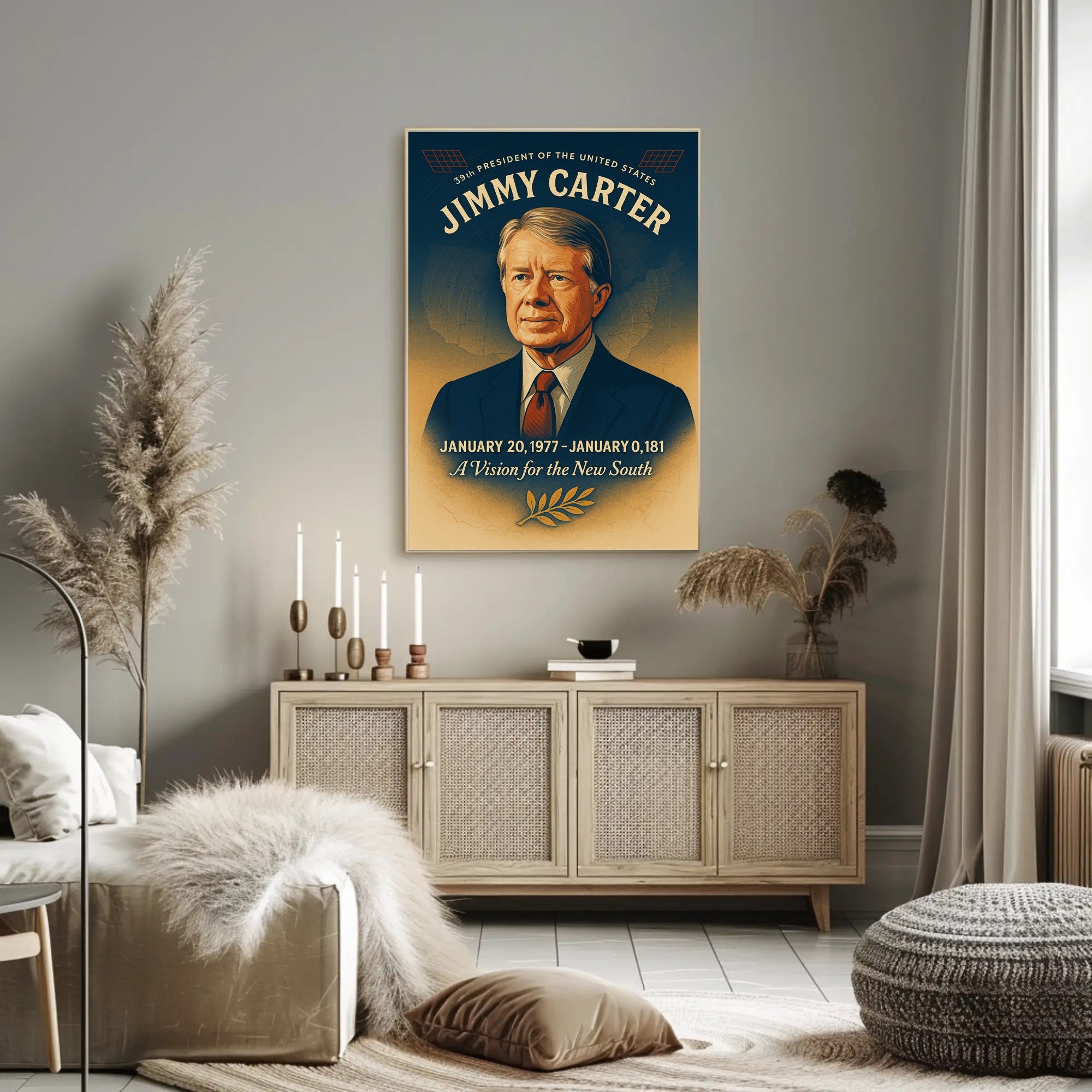 Jimmy Carter 39th President Poster PosterGoat