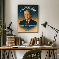 Jimmy Carter 39th President Poster PosterGoat