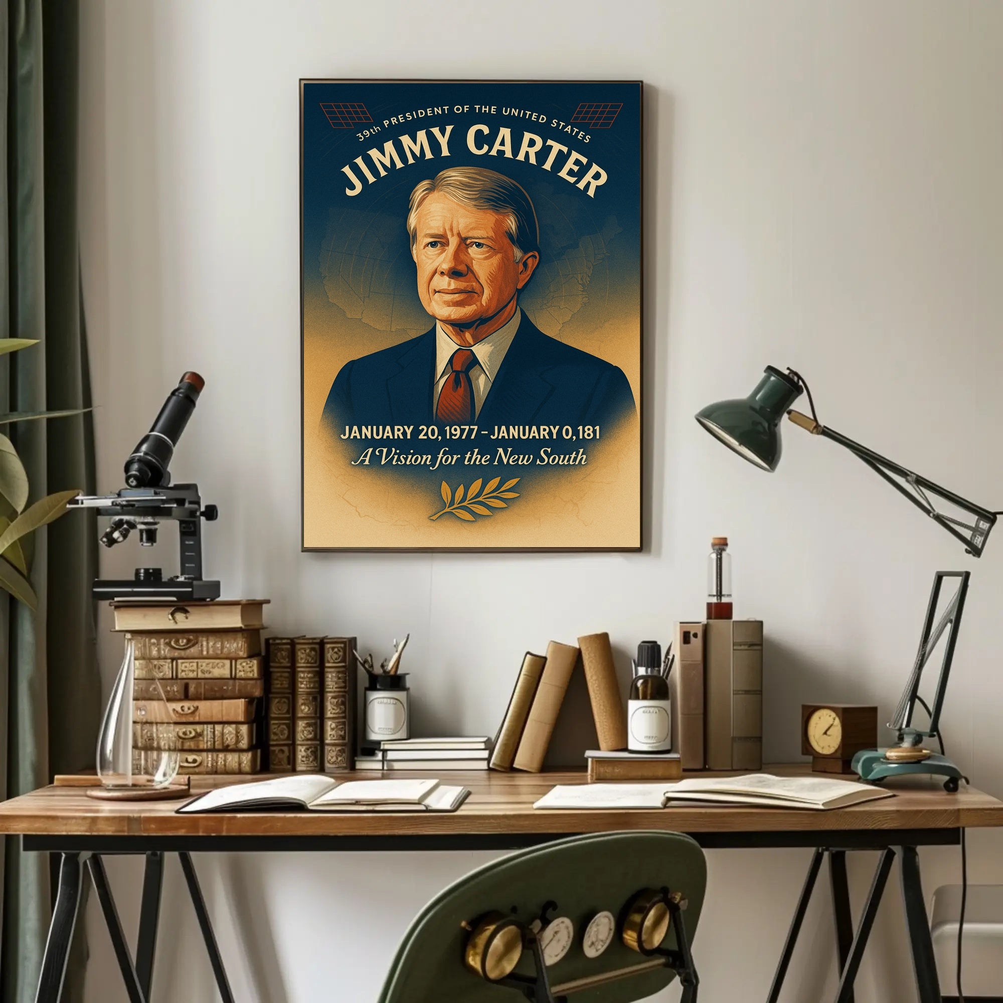Jimmy Carter 39th President Poster PosterGoat