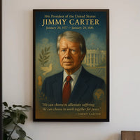 Jimmy Carter 39th President Poster PosterGoat