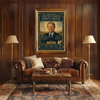 Jimmy Carter 39th President Poster PosterGoat