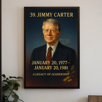 Jimmy Carter 39th President Poster PosterGoat