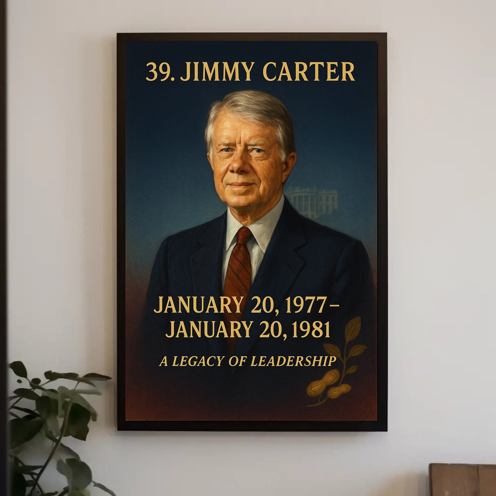 Jimmy Carter 39th President Poster PosterGoat