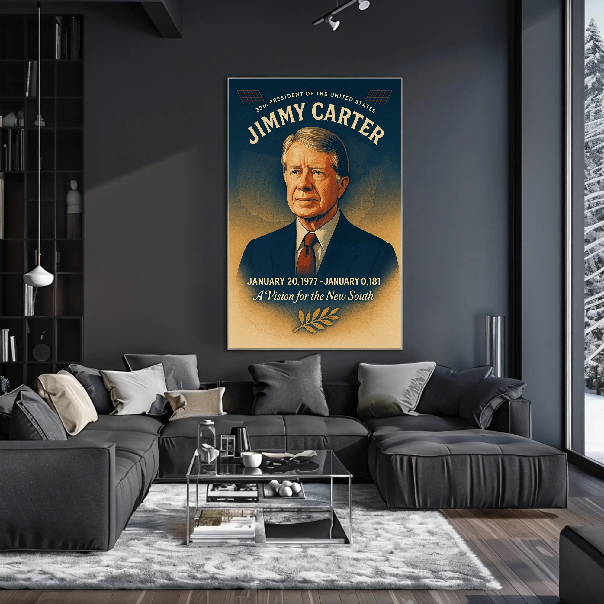 Jimmy Carter 39th President Poster PosterGoat