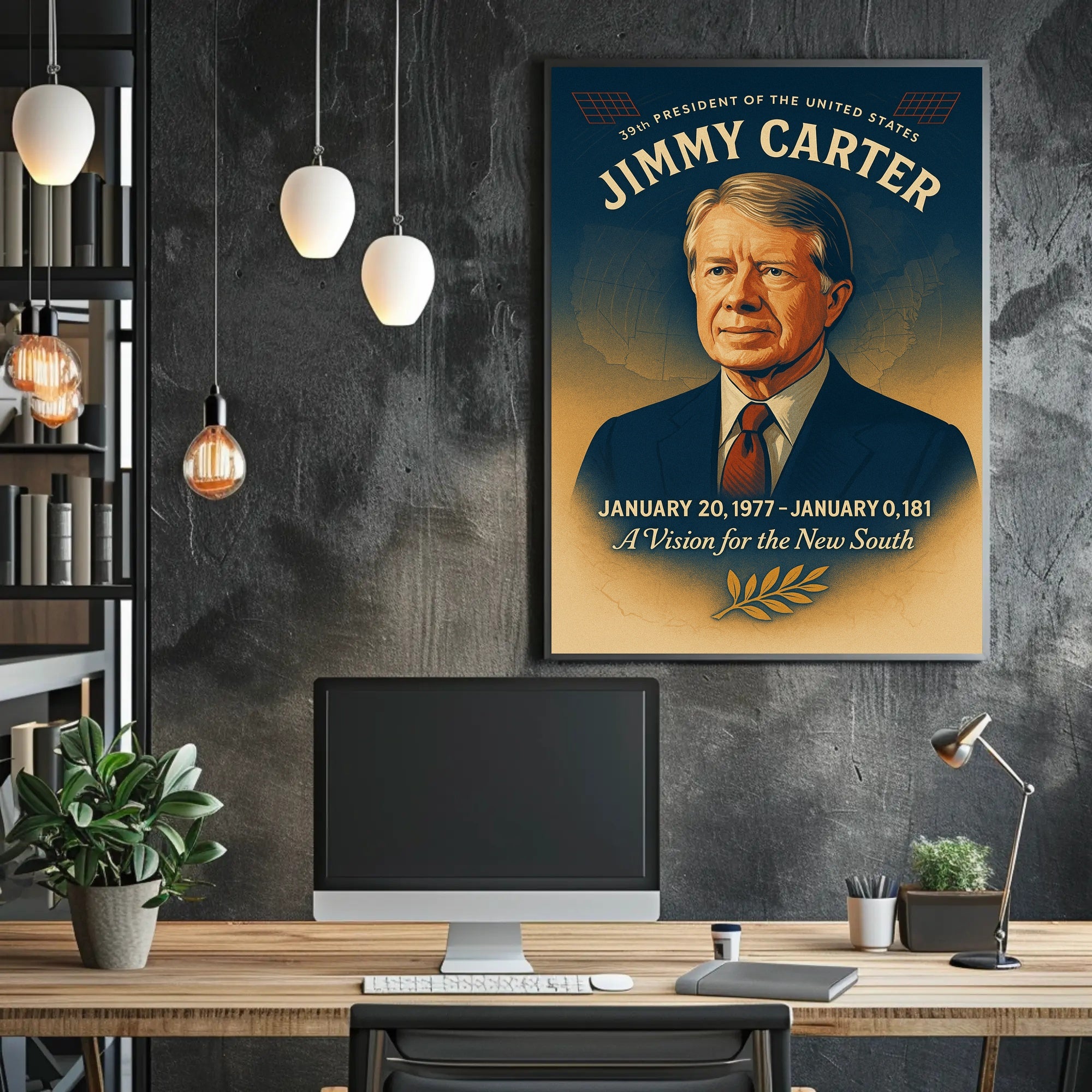 Jimmy Carter 39th President Poster PosterGoat