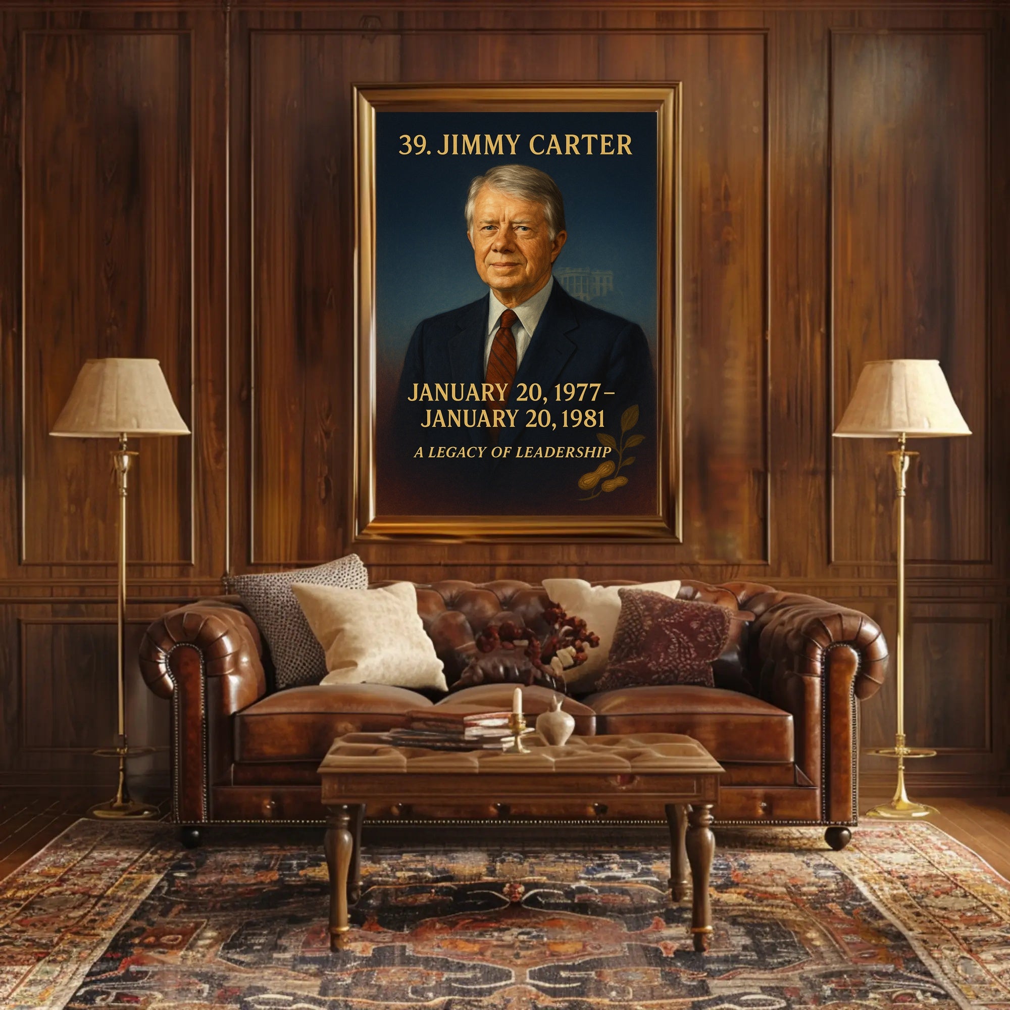Jimmy Carter 39th President Poster PosterGoat