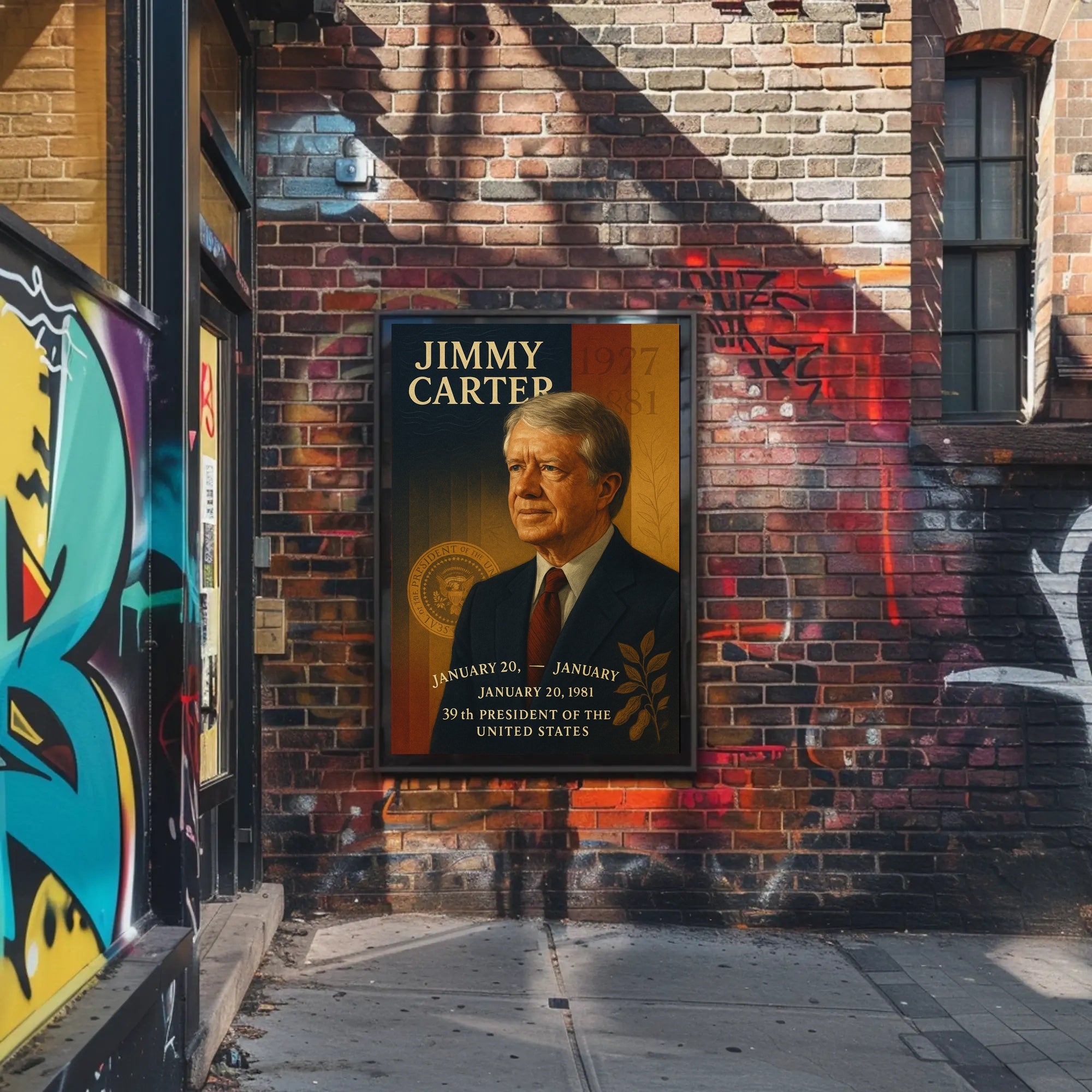 Jimmy Carter 39th President Poster PosterGoat
