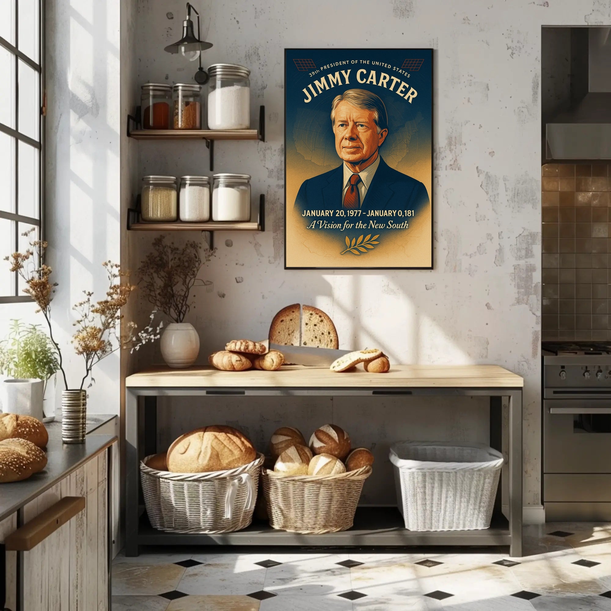 Jimmy Carter 39th President Poster PosterGoat