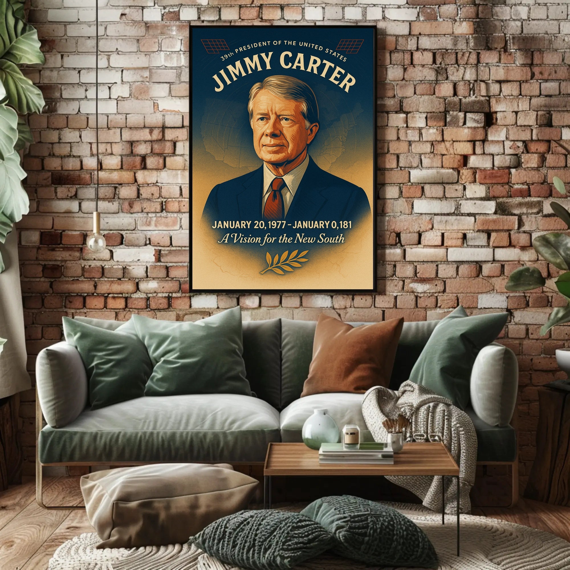 Jimmy Carter 39th President Poster PosterGoat
