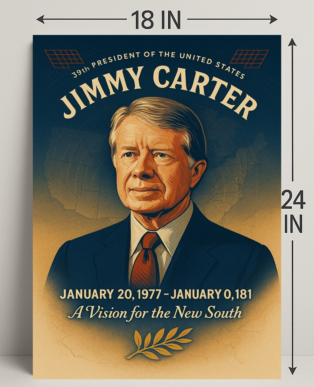 Jimmy Carter 39th President Poster PosterGoat