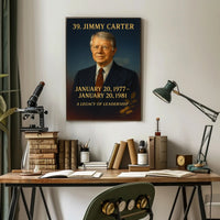 Jimmy Carter 39th President Poster PosterGoat