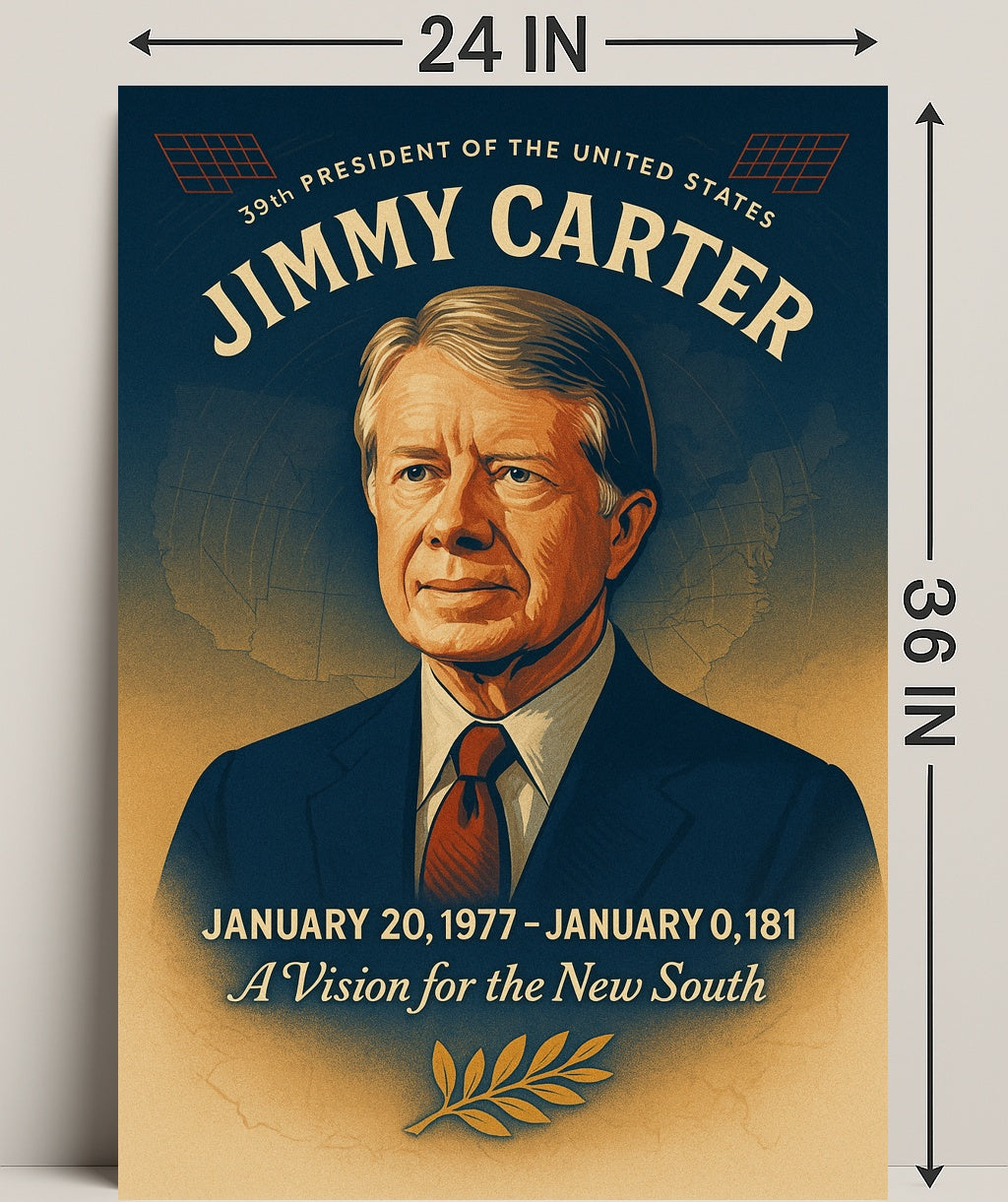 Jimmy Carter 39th President Poster PosterGoat