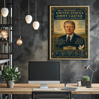 Jimmy Carter 39th President Poster PosterGoat