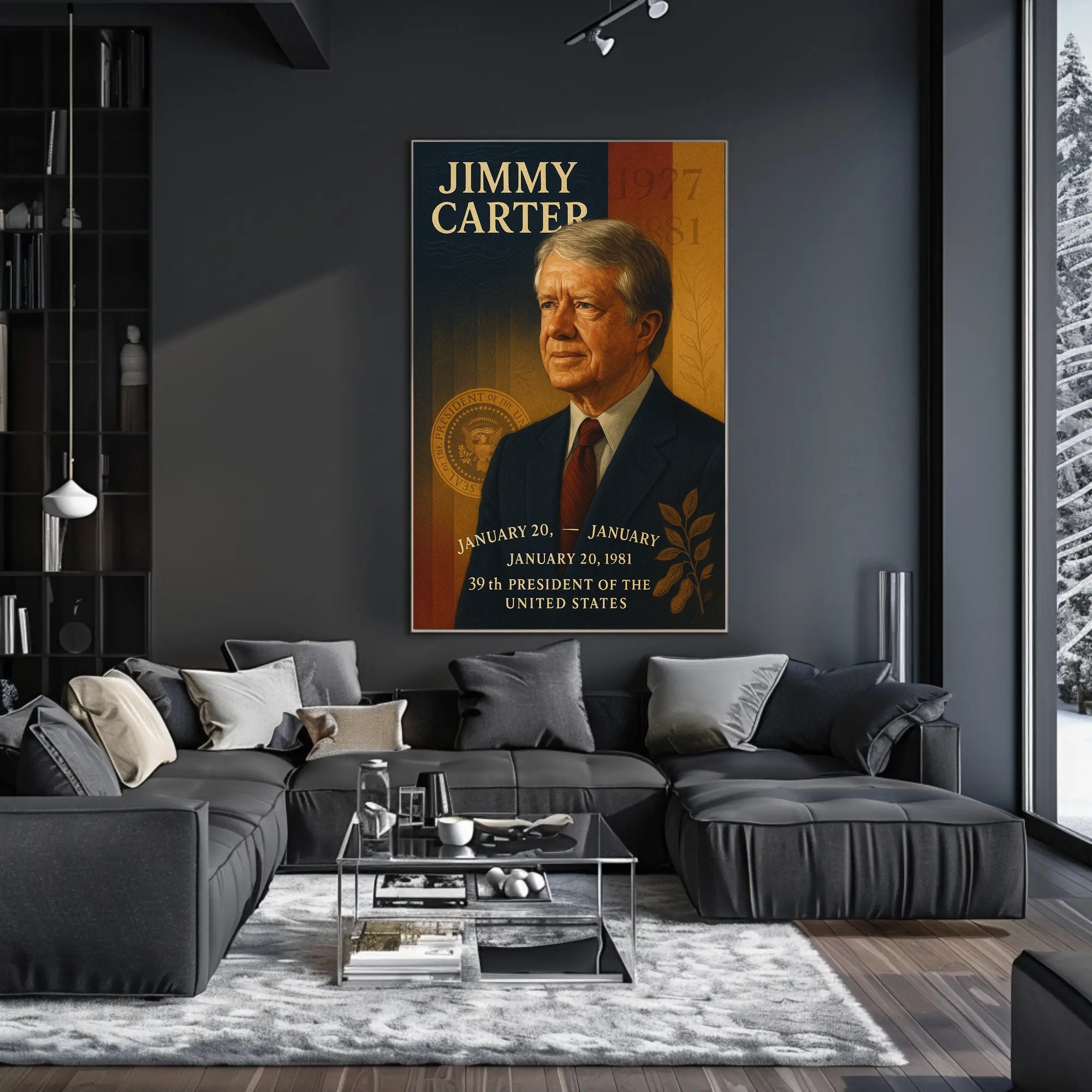 Jimmy Carter 39th President Poster PosterGoat