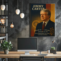 Jimmy Carter 39th President Poster PosterGoat