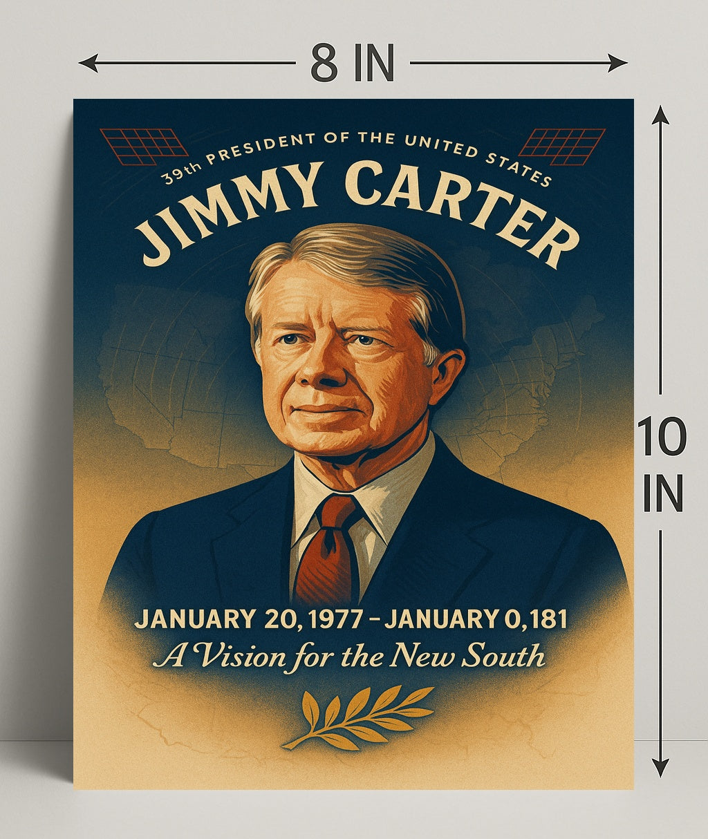 Jimmy Carter 39th President Poster PosterGoat
