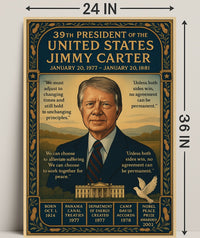Jimmy Carter 39th President Poster PosterGoat