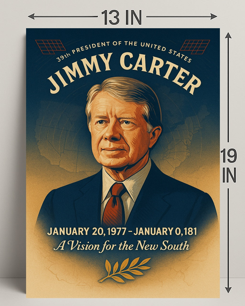 Jimmy Carter 39th President Poster PosterGoat
