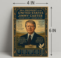 Jimmy Carter 39th President Poster PosterGoat