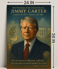 Jimmy Carter 39th President Poster PosterGoat
