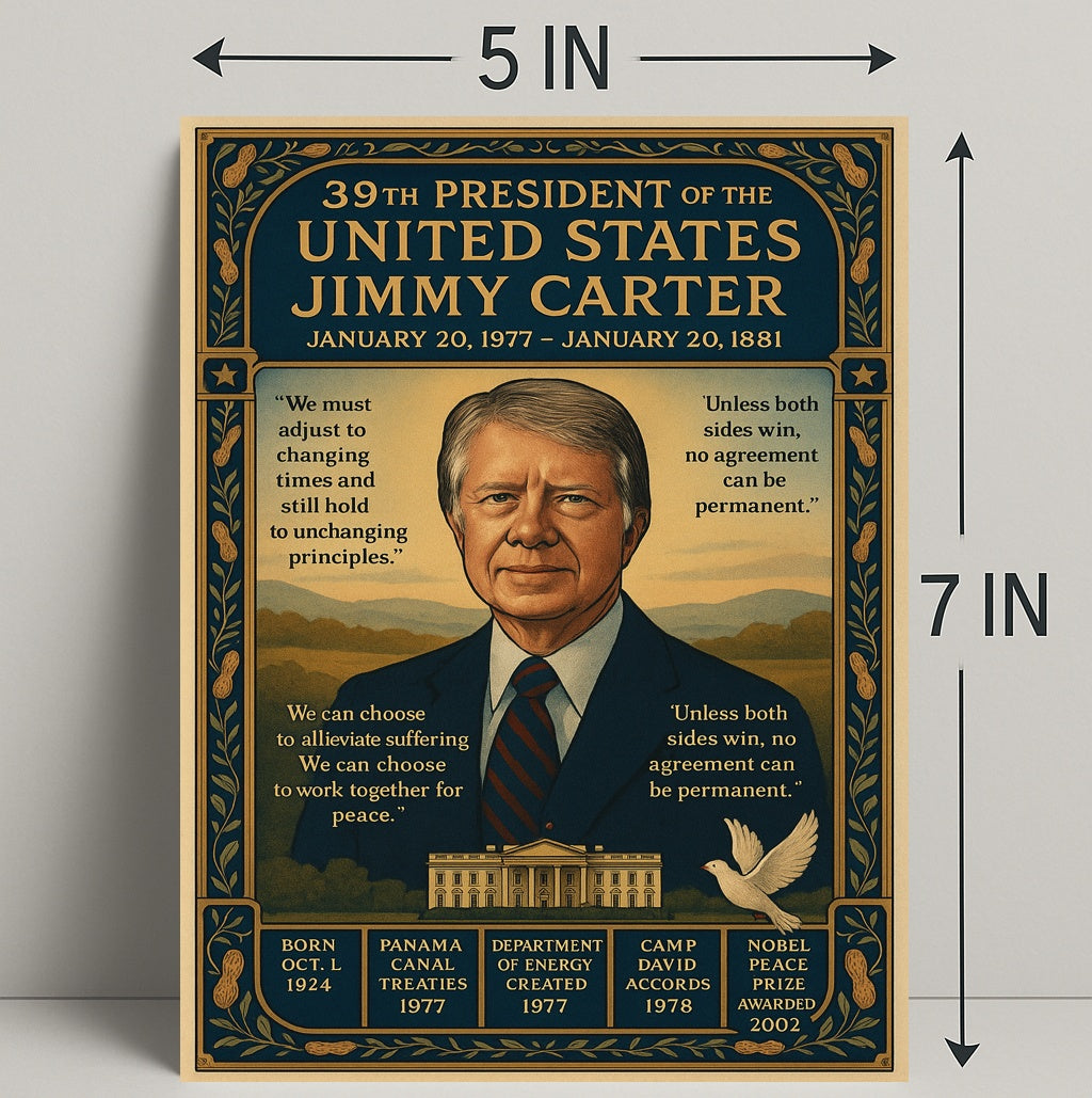 Jimmy Carter 39th President Poster PosterGoat