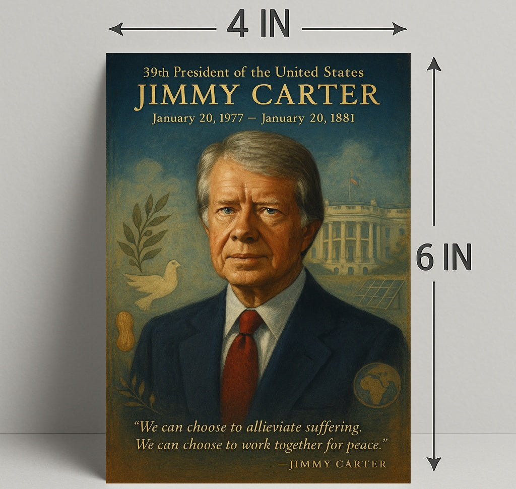 Jimmy Carter 39th President Poster PosterGoat