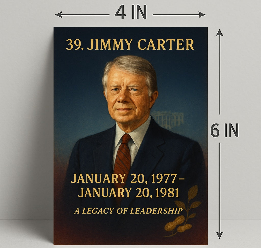 Jimmy Carter 39th President Poster PosterGoat