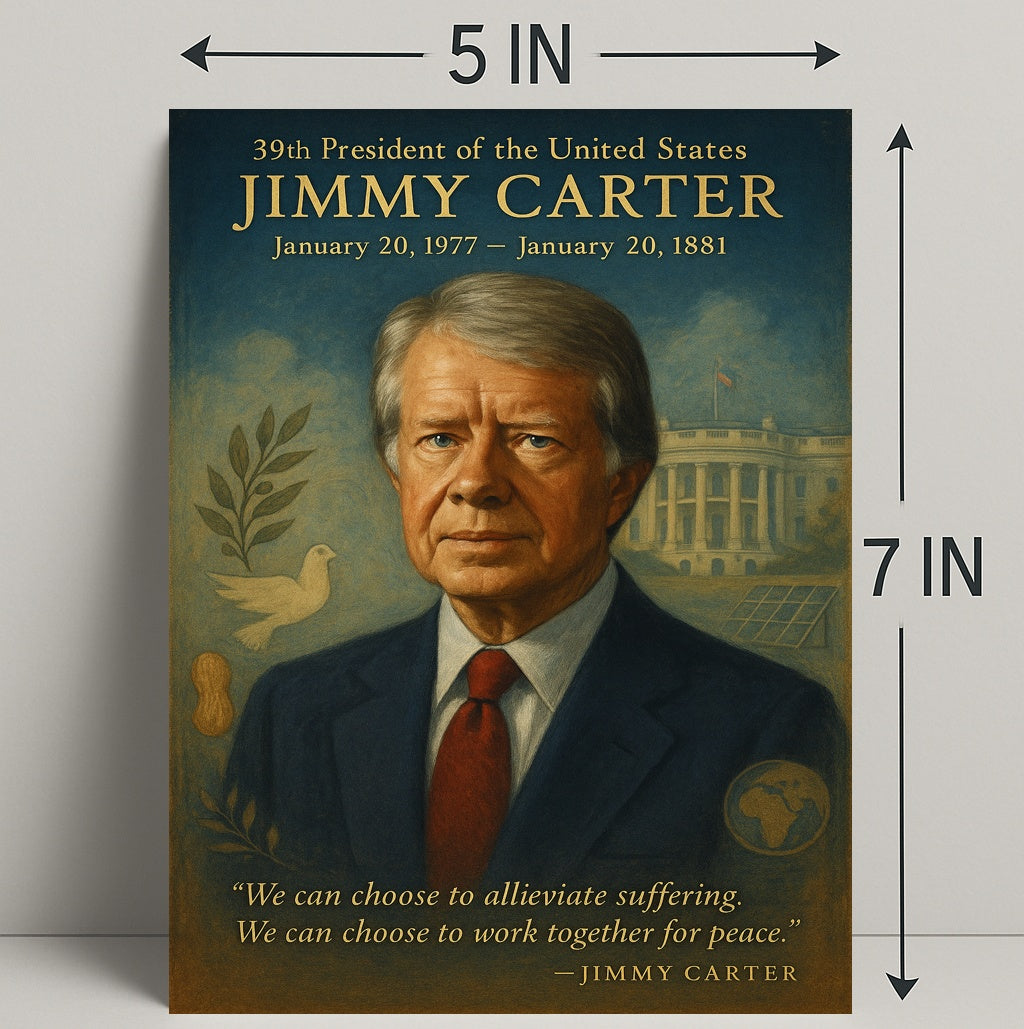 Jimmy Carter 39th President Poster PosterGoat