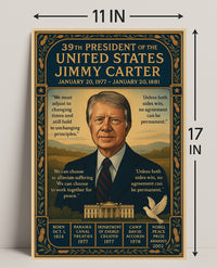 Jimmy Carter 39th President Poster PosterGoat
