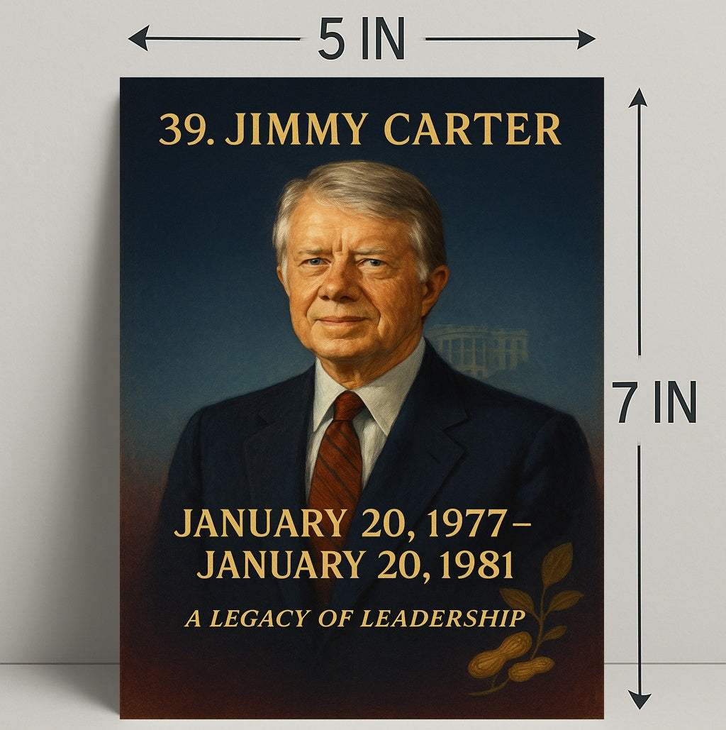 Jimmy Carter 39th President Poster PosterGoat
