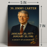 Jimmy Carter 39th President Poster PosterGoat