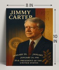 Jimmy Carter 39th President Poster PosterGoat