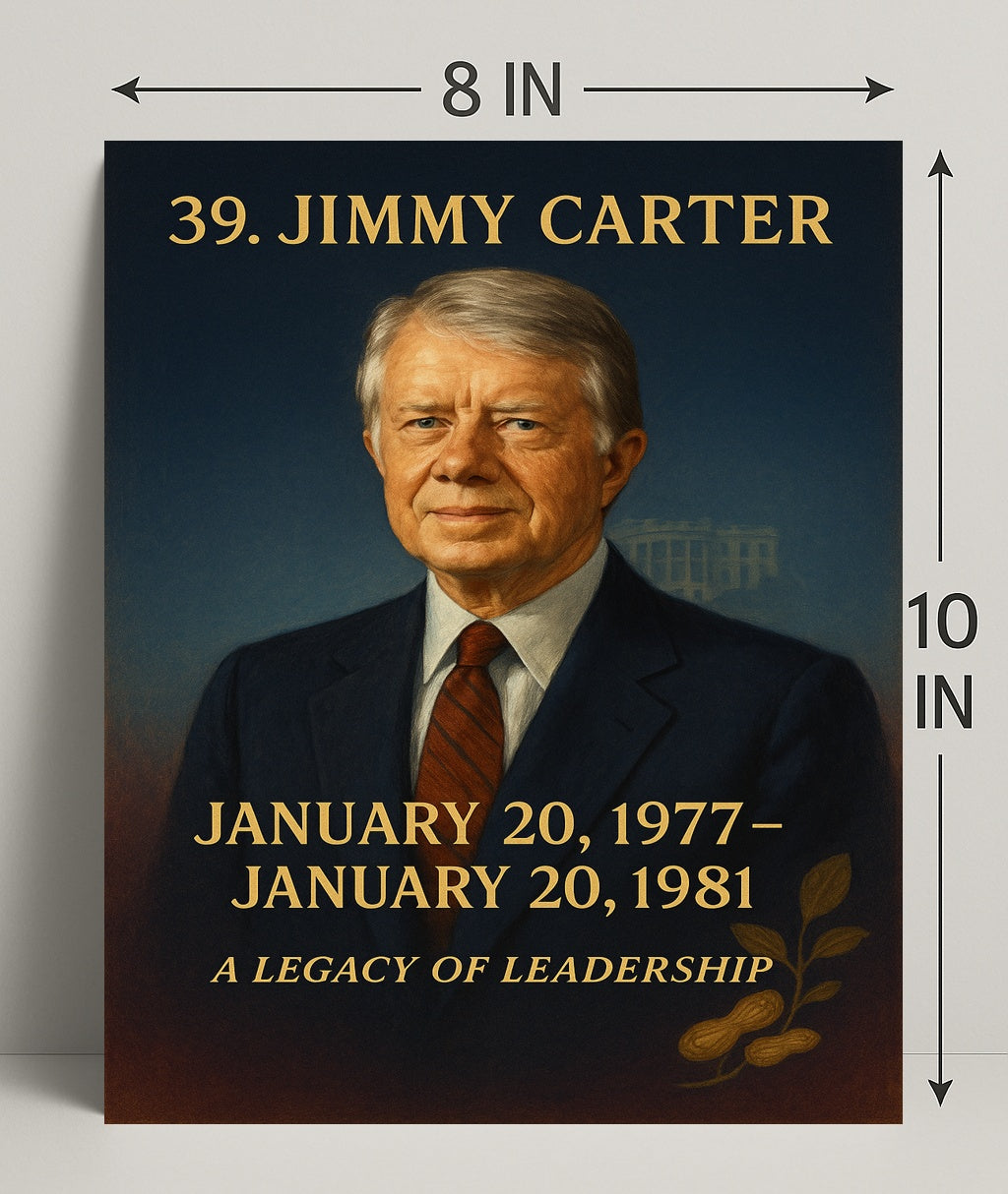 Jimmy Carter 39th President Poster PosterGoat