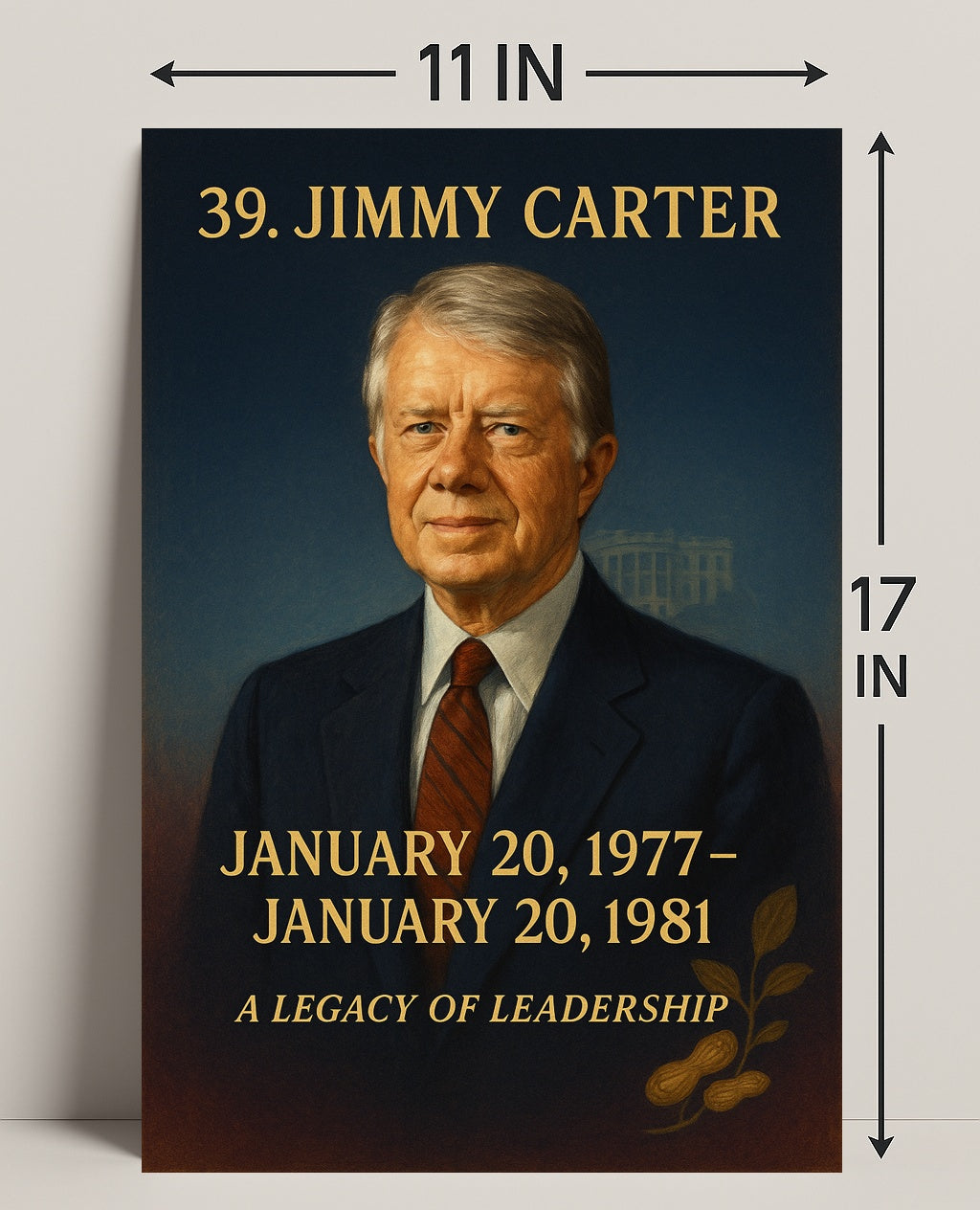 Jimmy Carter 39th President Poster PosterGoat