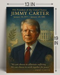 Jimmy Carter 39th President Poster PosterGoat