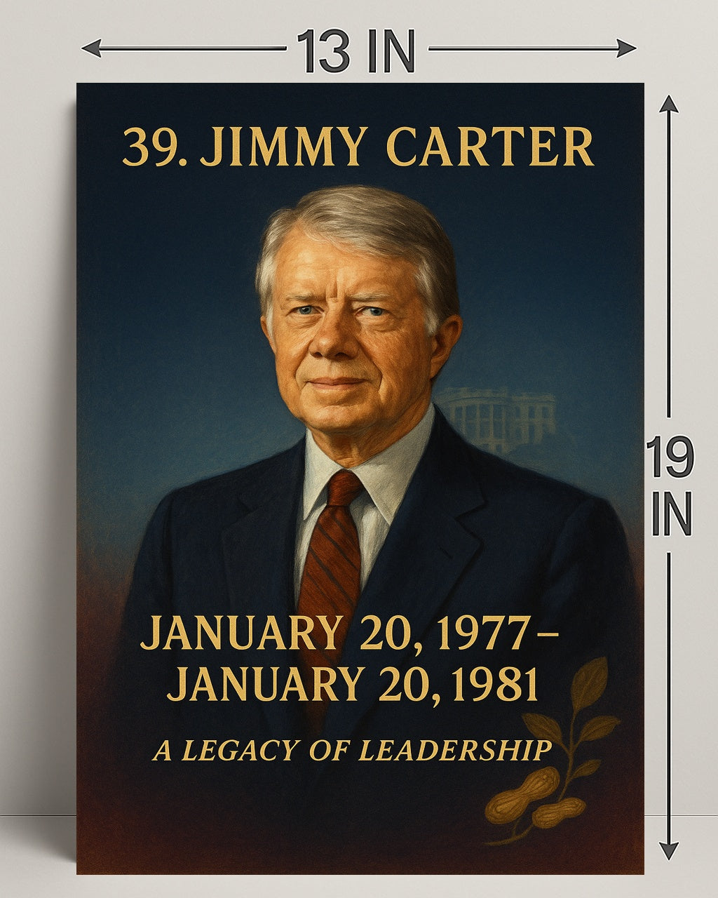 Jimmy Carter 39th President Poster PosterGoat
