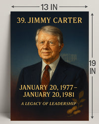 Jimmy Carter 39th President Poster PosterGoat
