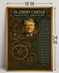 Jimmy Carter 39th President Poster PosterGoat