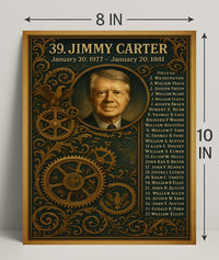 Jimmy Carter 39th President Poster PosterGoat