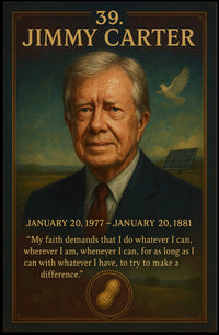 Jimmy Carter 39th President Poster PosterGoat