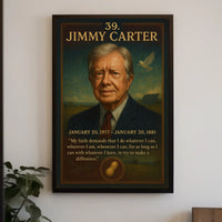 Jimmy Carter 39th President Poster PosterGoat